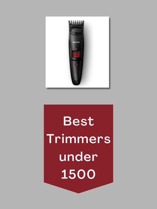 Best Trimmers under 1500 in India 2022