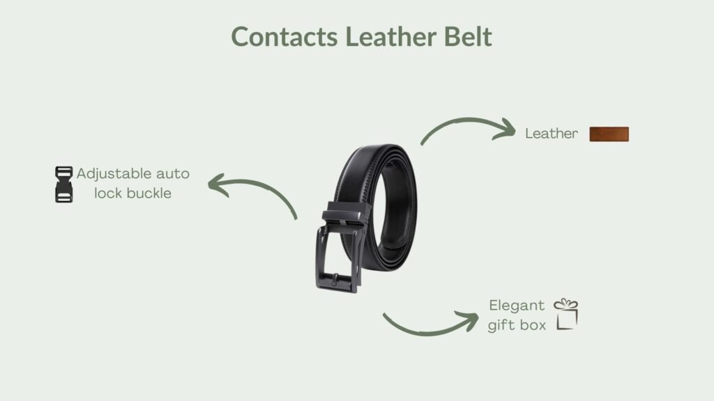 Best Leather Belts for Men - Contacts Genuine Leather Belt