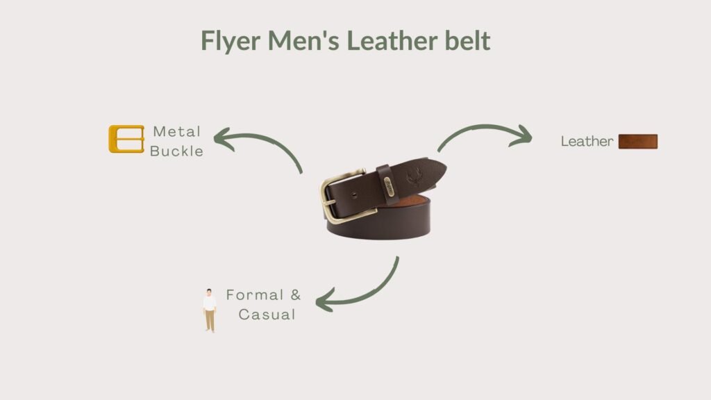 Flyer Men's Leather belt 