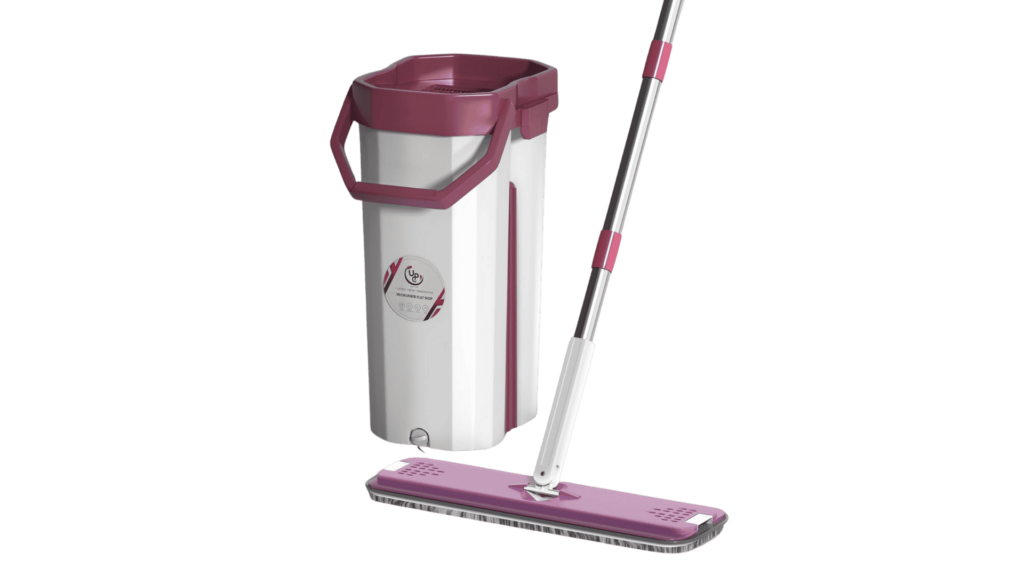 
Roll over image to zoom in4 VIDEOSU.P.C. Flat Mop With Bucket - Best Cleaning tool